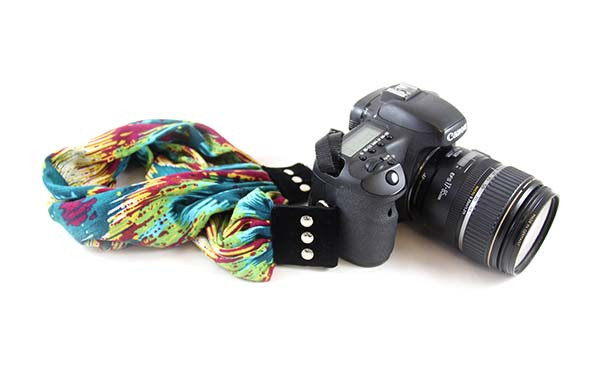 scarf camera strap